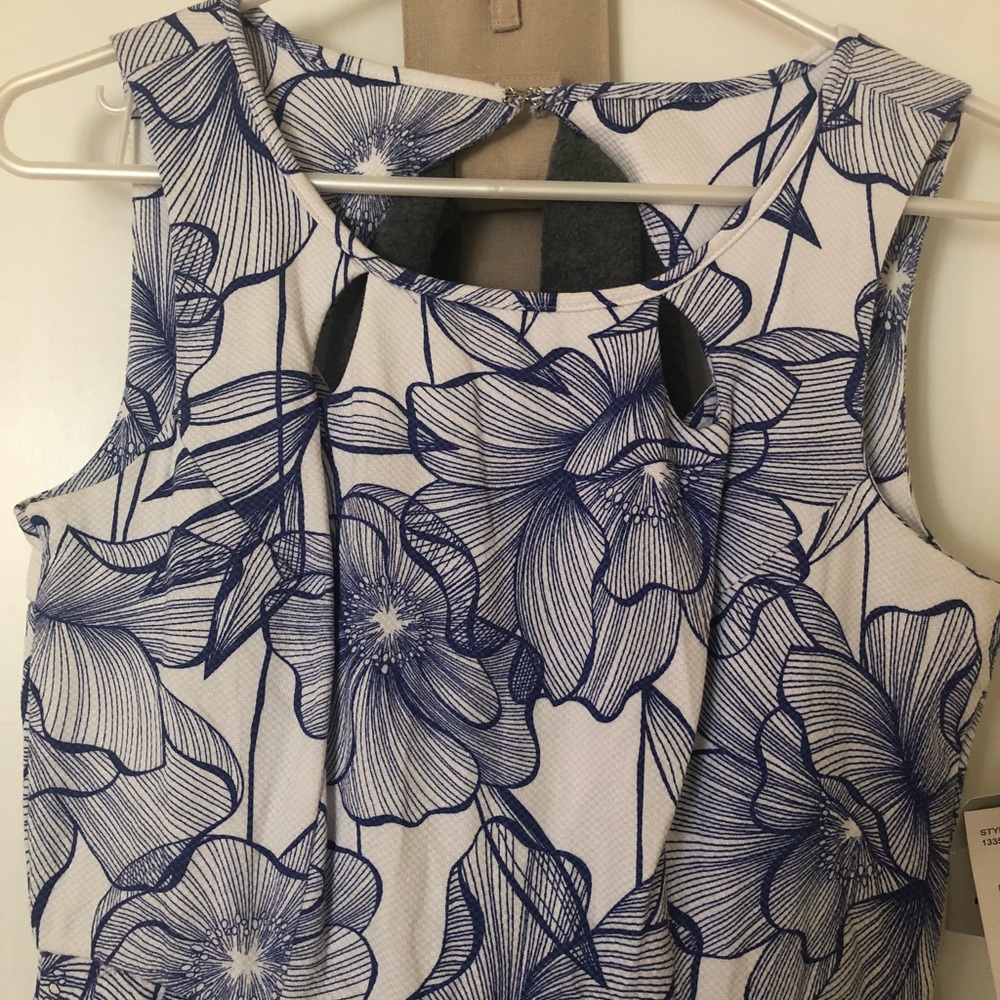 Blue & White Dress